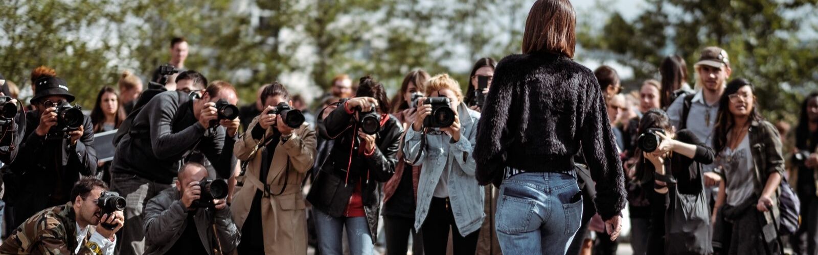 Celebrity Getting Picture Taken