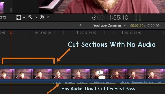 cut audio gaps example