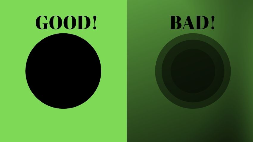 good vs bad green screen